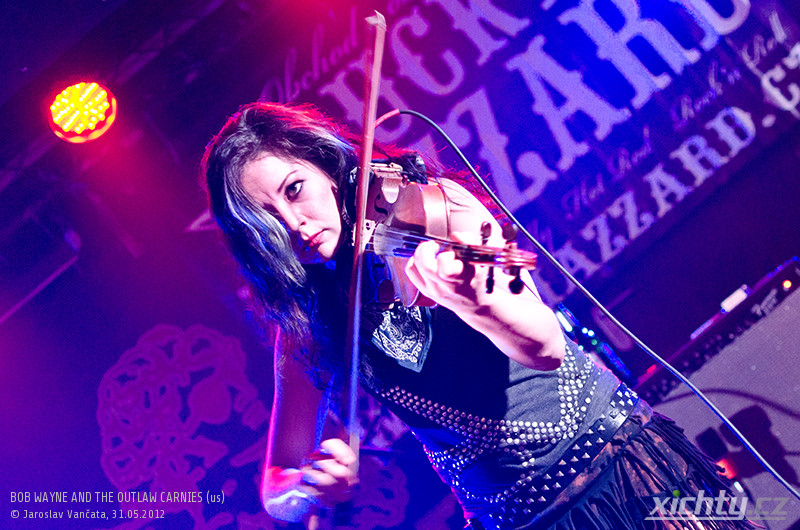 Bob Wayne & The Outlaw Carnies, The Moonshine Howlers, Twisted Rod 2012 / Praha