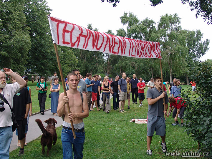 Demonstrace na podporu Czechteku (Praha)